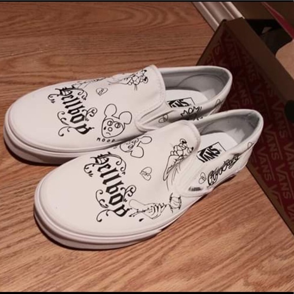 lil peep custom vans